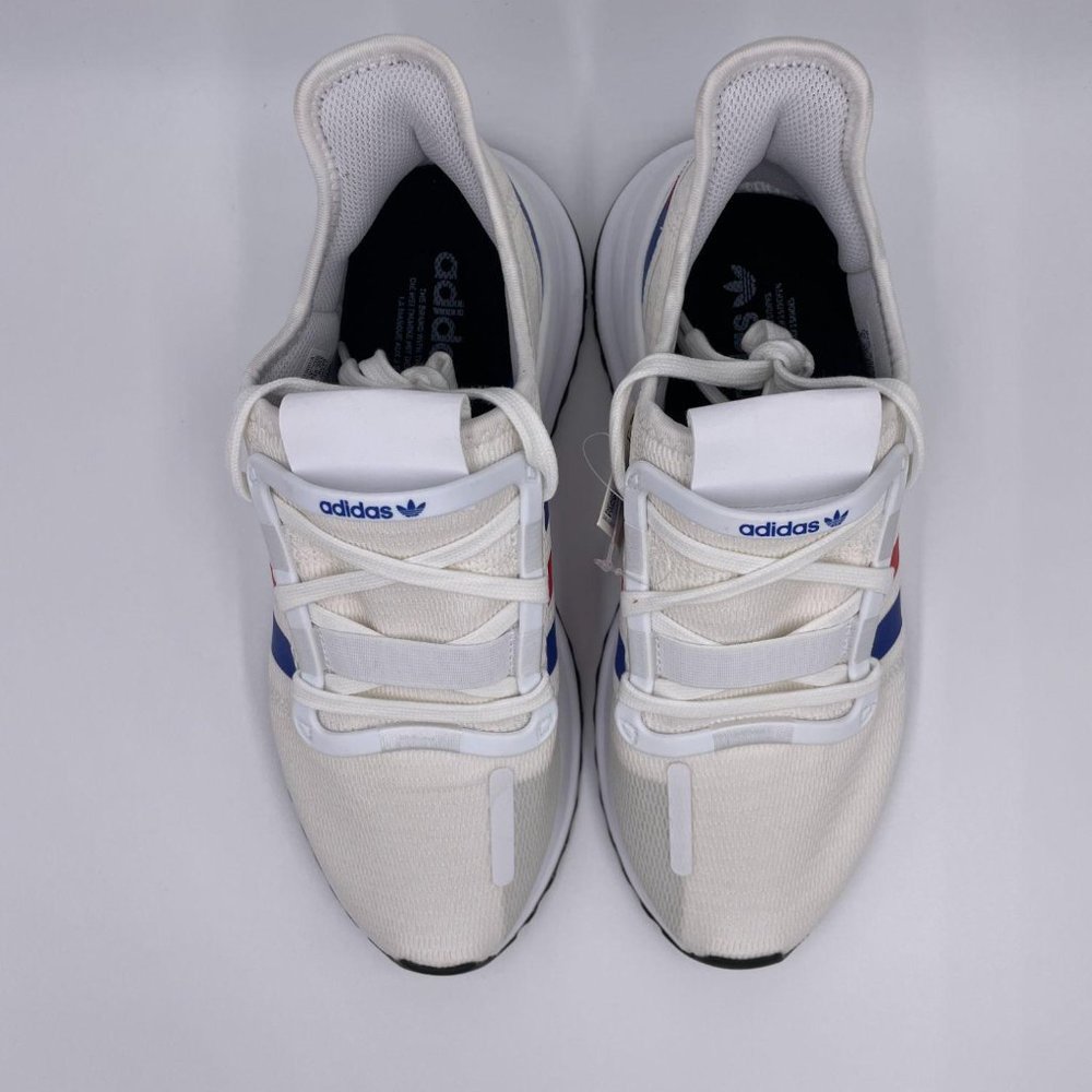 adidas U Path Run White / Blue / Red Mens Shoes - Picture 5 of 8